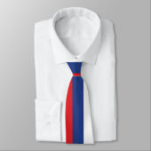 Servische vlag stropdas (Gebonden)