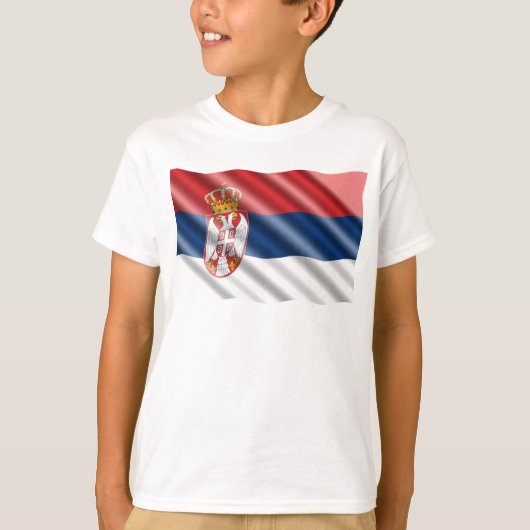 Servische vlag t-shirt (Voorkant)