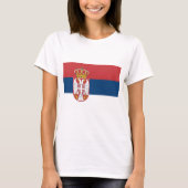 Servische vlag t-shirt (Voorkant)