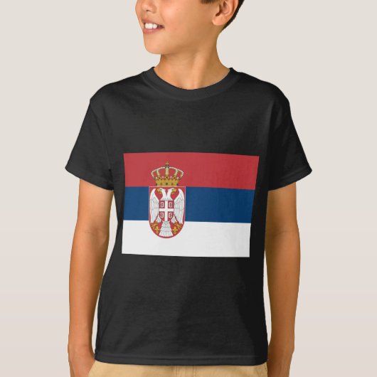 Servische vlag t-shirt (Voorkant)