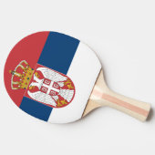 Servische vlag tafeltennisbatje (Zijkant)