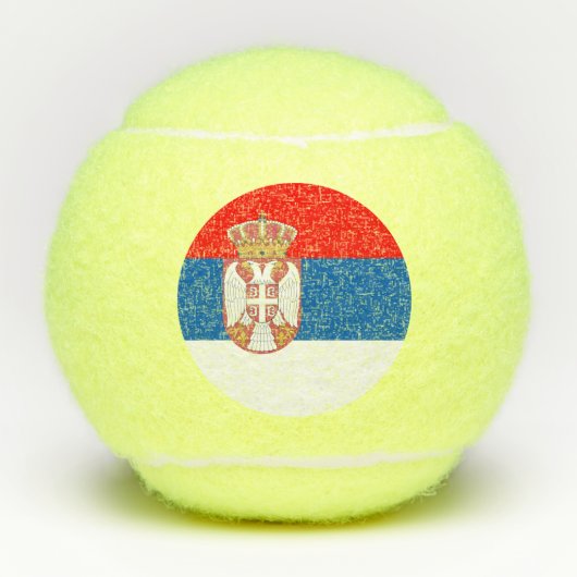 Servische vlag tennisballen (Voorkant)
