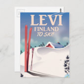 Servisposter Levi, Finland Briefkaart (Voorkant / Achterkant)
