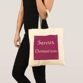 Servus Domesticus Tote Bag (Voorkant (product))