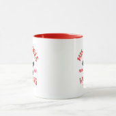 SES ANGELS REGARDENT SUR MOI Mug - Red Trim (Centre)