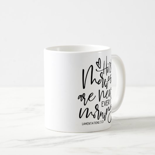 Ses Mercis sont de nouvelles écritures café Mug (Devant droit)