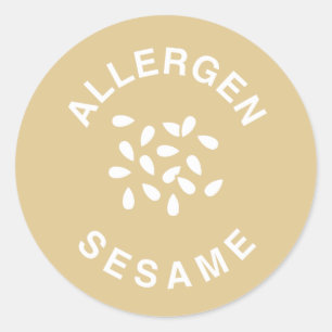Sesam Allergen Étiquette