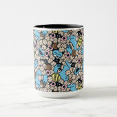 Sesam | Cookie Monster Doodle Patroon Mok (Midden)