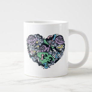 Sesam Count von Doodle Heart Extra Grote Beker