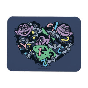 Sesam   Count von Doodle Heart Magneet