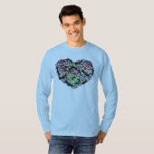 Sesam | Count von Doodle Heart T-shirt (Voorkant volledig)