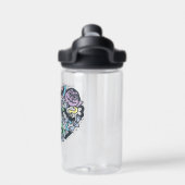 Sesam | Count von Doodle Heart Waterfles (Achterkant)