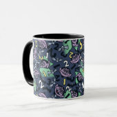 Sesam | Count von Doodle Pattern Mok (Voorkant links)