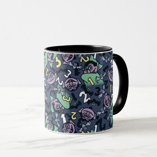 Sesam | Count von Doodle Pattern Mok (Voorkant rechts)