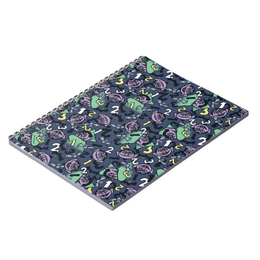 Sesam | Count von Doodle Pattern Notitieboek (Linkerzijde)