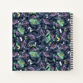 Sesam | Count von Doodle Pattern Notitieboek (Achterkant)