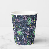 Sesam | Count von Doodle Pattern Papieren Bekers (Voorkant)