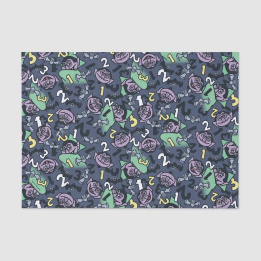 Sesam | Count von Doodle Pattern Tissuepapier (Voorkant)