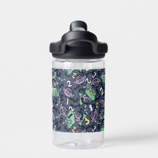 Sesam | Count von Doodle Pattern Waterfles (Achterkant)