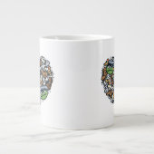 Sesam | Oscar de Grouch Doodle Heart Extra Grote Beker (Voorkant)