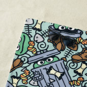 Sesam | Oscar het Grouch Patroon Strandlaken (In situ)