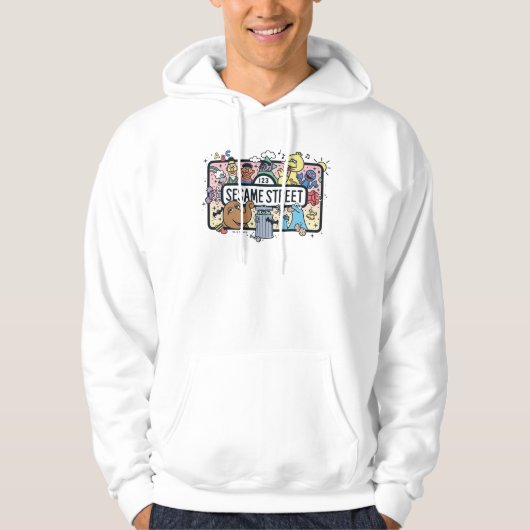Sesam | Sesame Pals Doodle Sign Hoodie (Voorkant)