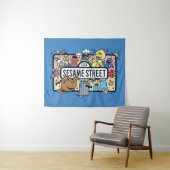 Sesam | Sesame Pals Doodle Sign Wandkleed (In Situ (horizontaal))