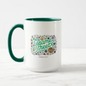 Sesam | Sesamstraat Groene Doodle Script Mok (Links)