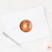 Sesame Bagel Classic Round Sticker (Enveloppe)