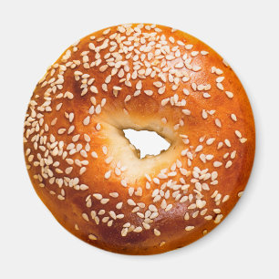 Sesame Bagel Magneet