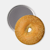 Sesame Bagel Magnet Magneet (Voorkant / Achterkant)