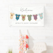 Sesame Pals Bodysuits Baby shower Welkom Spandoek (Insitu)
