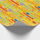 Sesame Pals Celebratiepatroon Cadeaupapier (Hoek)