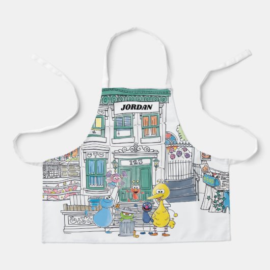 Sesame Pals Doodley Graphic Schort (Voorkant)