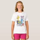 Sesame Pals Doodley Graphic T-shirt (Voorkant volledig)