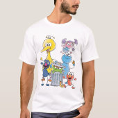Sesame Pals Doodley Graphic T-shirt (Voorkant)