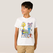 Sesame Pals Doodley Graphic T-shirt (Voorkant volledig)