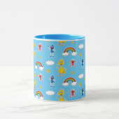 Sesame Pals Rainbow Doodley Pattern Mok (Midden)