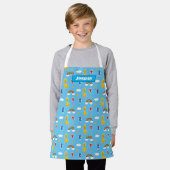 Sesame Pals Rainbow Doodley Pattern Schort (Gedragen)