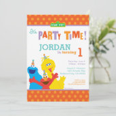 Sesame Pals Verjaardag Kaart (Staand voorkant)