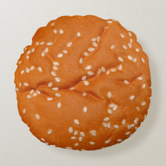 Sesame Seed Bun Pillow Rond Kussen