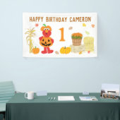 Sesame Straat Elmo is jarig Spandoek (Beurs)