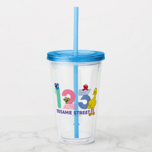 Sesame Street 123 Acryl Drinkbeker