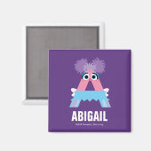 Sesame Street | A is voor Abby Magneet (Voorkant / Achterkant)