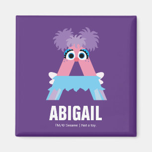 Sesame Street A is voor Abby Magneet