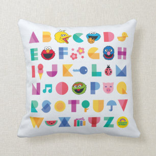 Sesame Street Alfabet Kussen