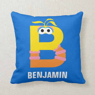 Sesame Street B is voor Big Bird Kussen