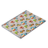 Sesame Street Band Gray Pattern Notitieboek (Linkerzijde)