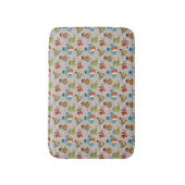 Sesame Street Band Grey Pattern Badmat (Voorkant Verticaal)