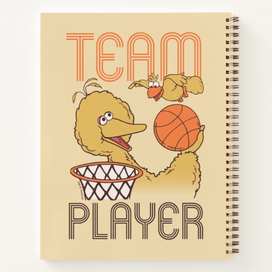 Sesame Street | Bird Bird Teamspeler Notitieboek (Achterkant)